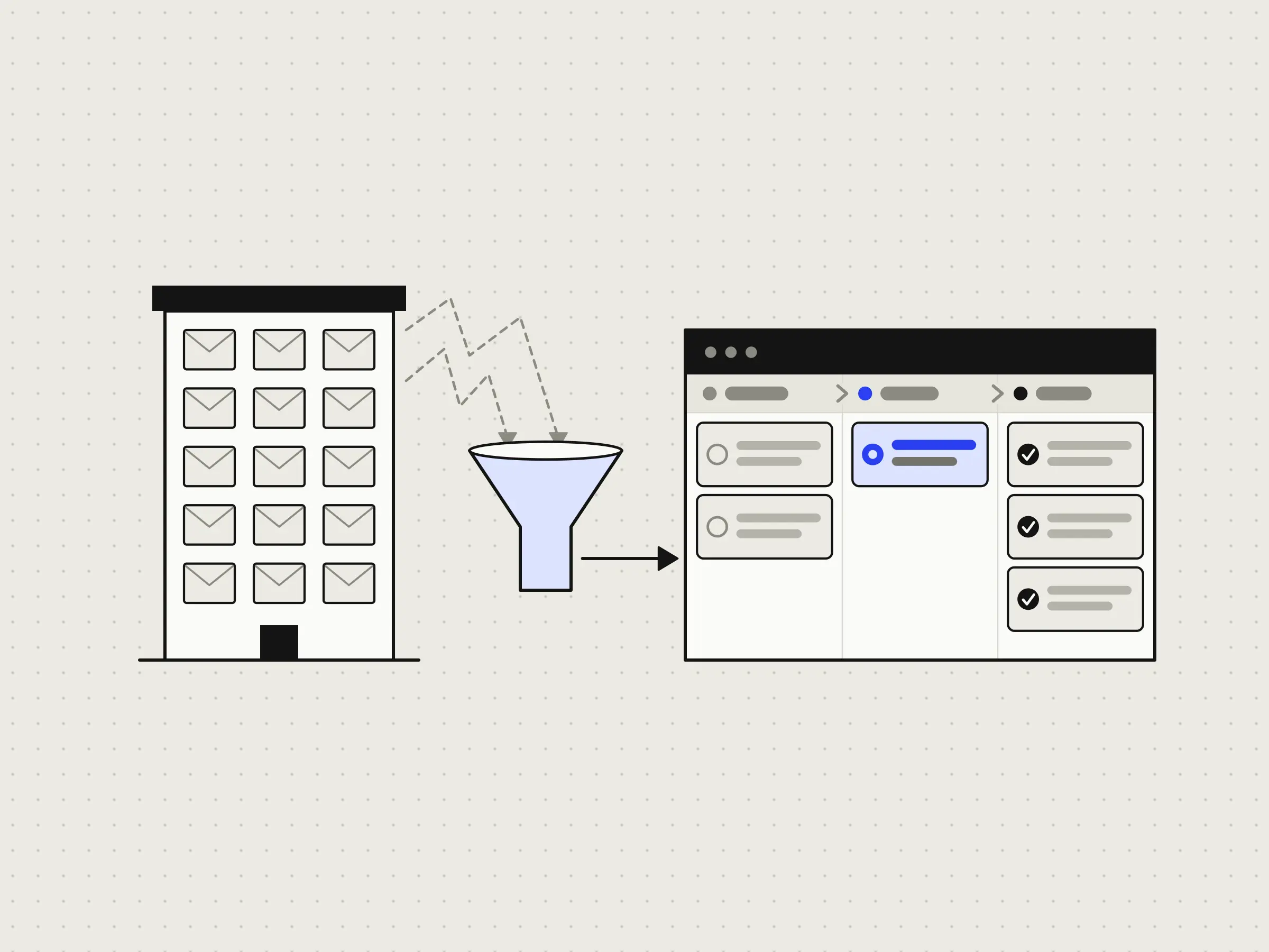 Illustration for the blogpost 'AI voor syndici'