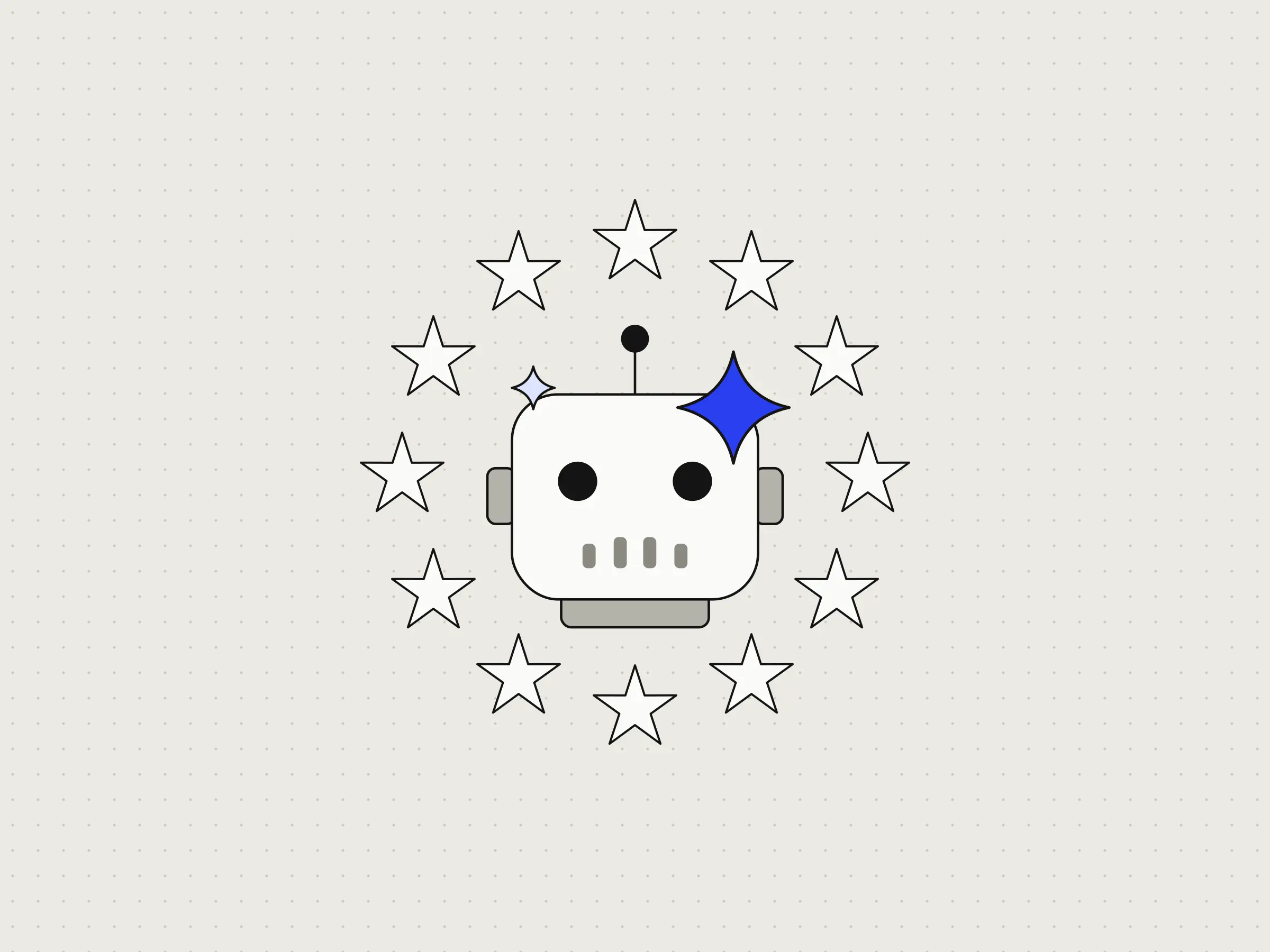 Illustration for the blogpost 'Mistral Large 4: moet je als KMO kiezen voor Europese AI?'