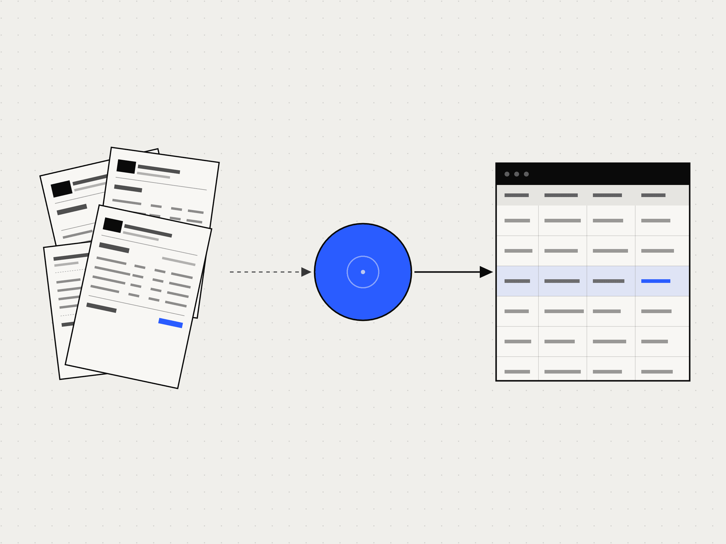 Cover voor blogpost "Documenten verwerken met AI: van papieren factuur tot gestructureerde data"