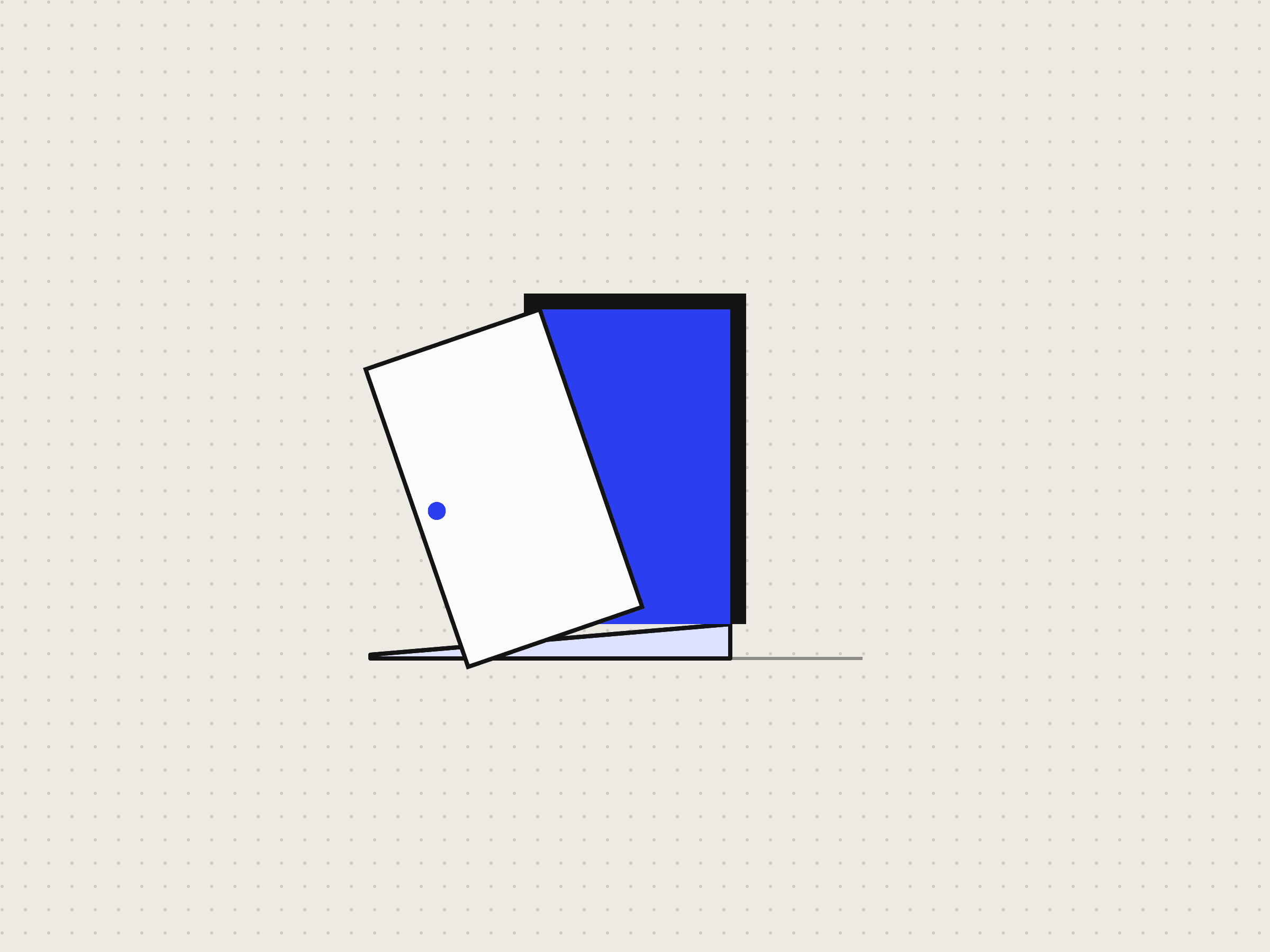 Een illustratie van een open deur voor bij de blogpost "Toegankelijke software is betere software"